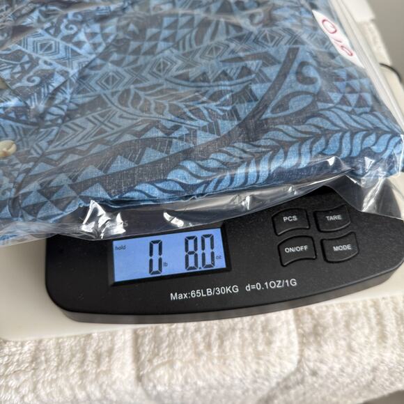 Jack O'Neill Men's XXL Blue Graphic Tribal Print Shirt Short Sleeve Casual - Picture 11 of 11